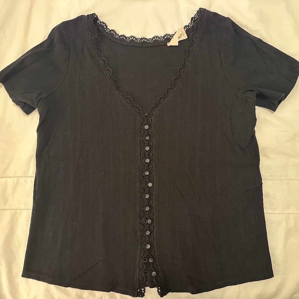 Sezane Madeleine T-shirt Noir. - Size XL